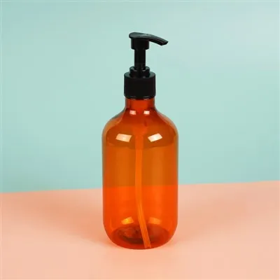 650ml PET Cosmetic Plastic Packaging Skincare Containers Shower Gel Shampoo Container Lotion Pump Bottle