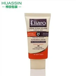 40mm Diameter 120g Facial Cleansing Cream Face Wash Tube PE Material Plastic Soft Tube with Plating Sliver Screw Cap