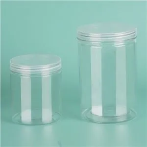 50ml 100ml 200ml Transparent Pet Plastic Storage Jar